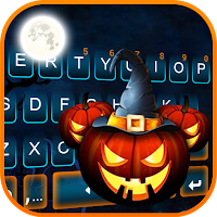 Halloween Pumpkins Keyboard Background