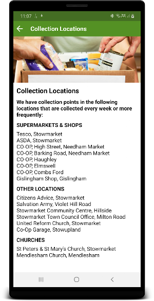 Stowmarket Foodbank Screenshot 2