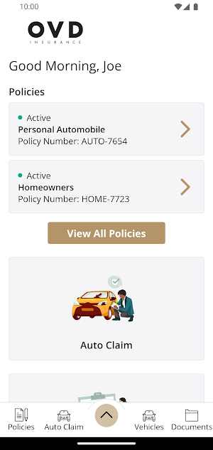 OVD Insurance Screenshot 1