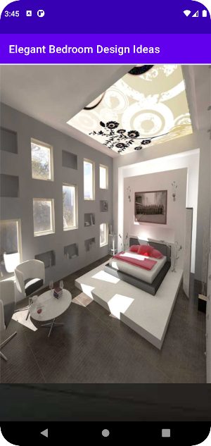 Elegant Bedroom Design Ideas Screenshot 3