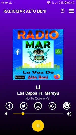 radio mar alto beni Screenshot 0