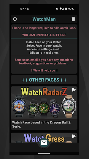 WatchMan : Paco-Man Face Screenshot 3