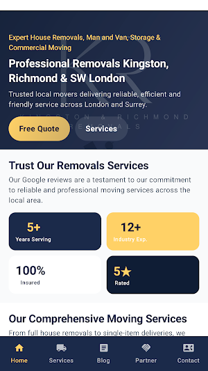 Kingston & Richmond Removals Screenshot 0