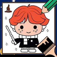 Harry Wizarding Coloring