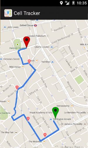 Cell Tracker Screenshot 2