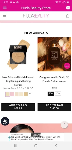 Huda Beauty & Skin Care Store Screenshot 3