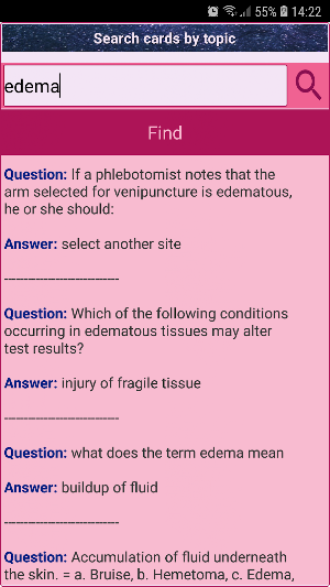 CPT Phlebotomy Exam Review concepts and quizzes. Screenshot 3
