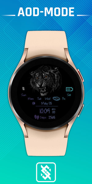 BFF68- Neon Art Tiger Screenshot 1
