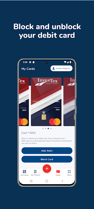 InvesTex Credit Union Mobile Screenshot 2