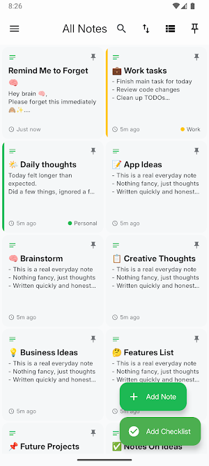 PureNotes Screenshot 2