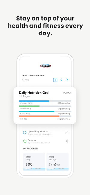 Seriously Strong Training App Screenshot 1