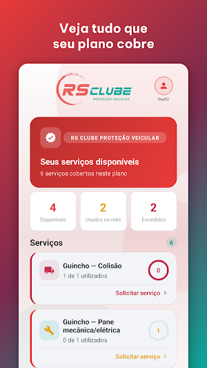 RS Clube Proteção Veicular Screenshot 2