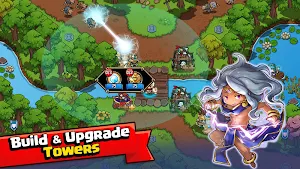 Crazy Defense Heroes: Tower Defense Strategy Game Screenshot 1