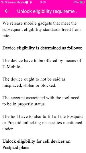 T-Mobile Unlock Code Guide Screenshot 2