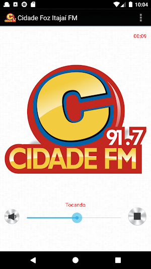 Rádio Cidade Foz Itajaí FM Screenshot 1