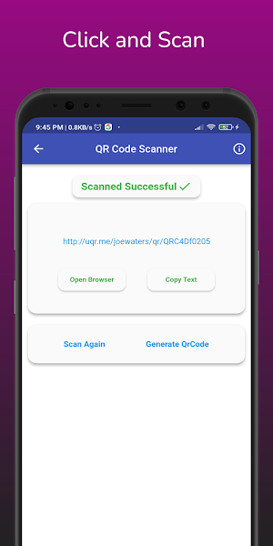 QR Scanner And Barcode Scanner Screenshot 1