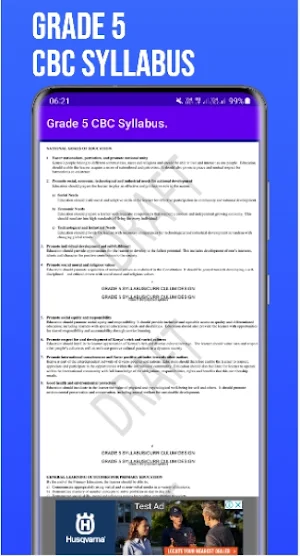 Grade 5 CBC Syllabus Guide Screenshot 3