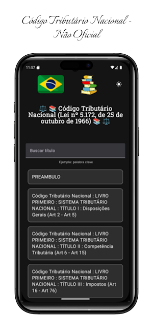 Código Tributário Nacional BR Screenshot 2