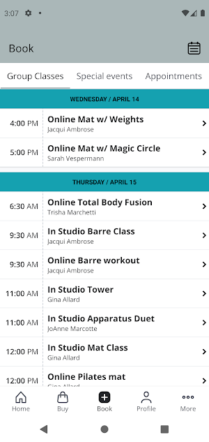 Providence Pilates Center Screenshot 1
