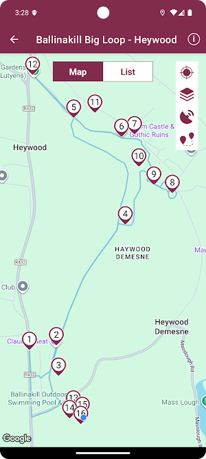 Ballinakill & Heywood Trails Screenshot 2