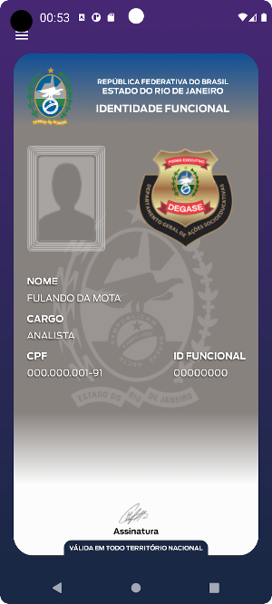 Carteira Funcional RJ Screenshot 1