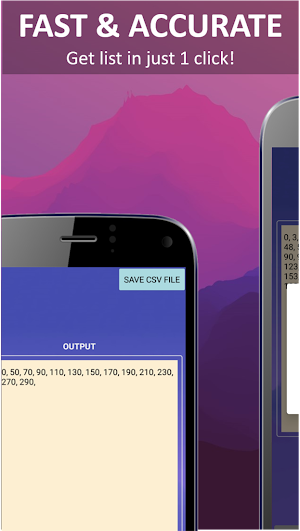 Number List Generator Screenshot 1