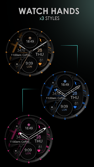 Dream 133 analog watch face Screenshot 3