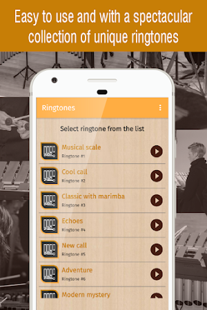 marimba ringtones for phone Screenshot 1