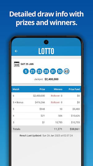 New York Lottery Results Screenshot 1