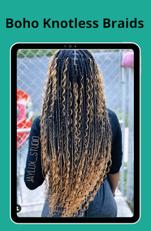 Boho Knotless Braids Screenshot 0