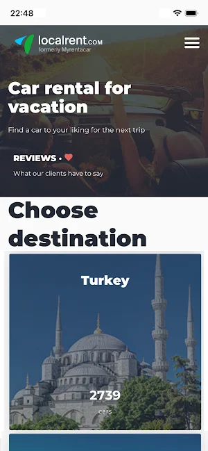 Rent a car Localrent partner Screenshot 0