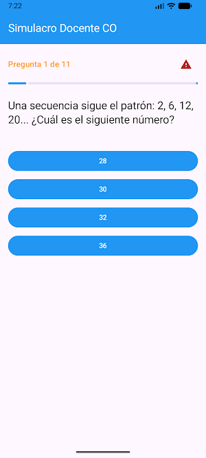 Simulacro Docente CO Screenshot 2