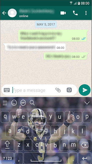Drew Brees Saints Keyboard NFL 2020 For Lovers Screenshot 0