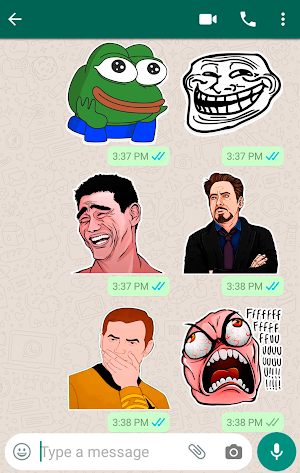 Meme Stickers for WhatsApp Screenshot 0
