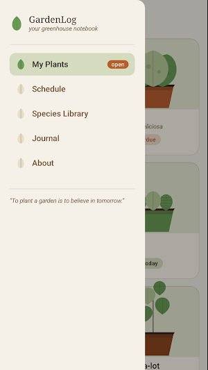 GardenLog Screenshot 2