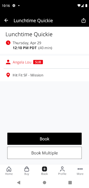 Hit Fit SF Screenshot 2