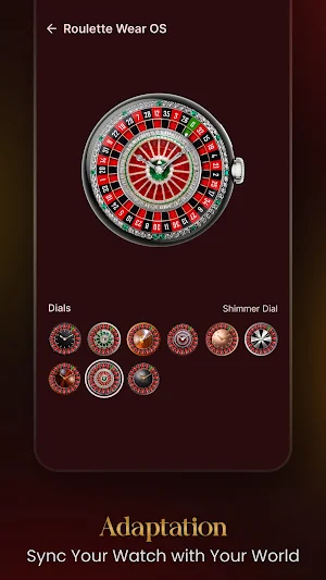 WF4U Roulette Watchface Screenshot 1