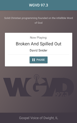 WGVD Radio 97.3 Screenshot 0