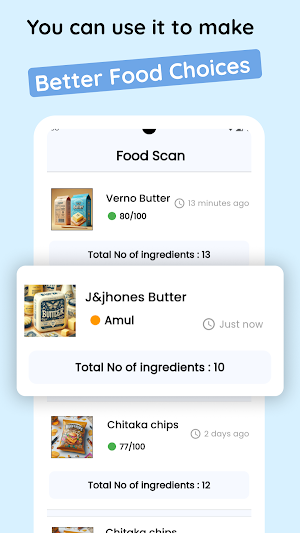 Healthy food scanner cosmetic Screenshot 3