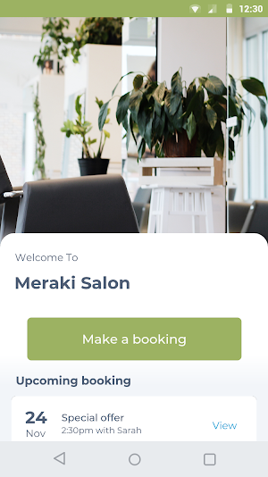 Meraki Salon Screenshot 0