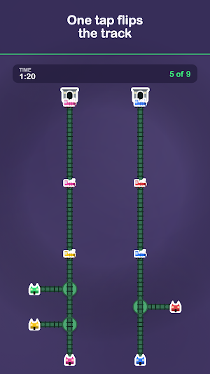 Railsort: Train Brain Puzzle Screenshot 1