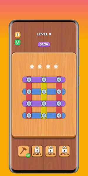 Screw Puzzle: Woods & Nuts Screenshot 1