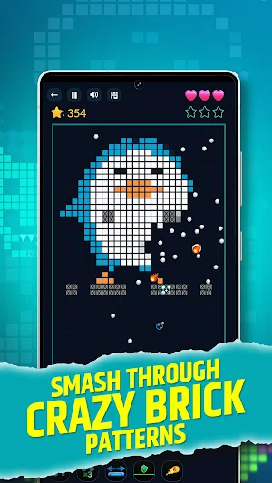 Brick Breaker : Pixel Blitz Screenshot 0