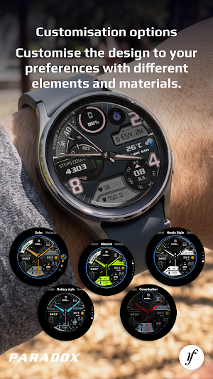Paradox Watch Face: Hybrid Screenshot 2
