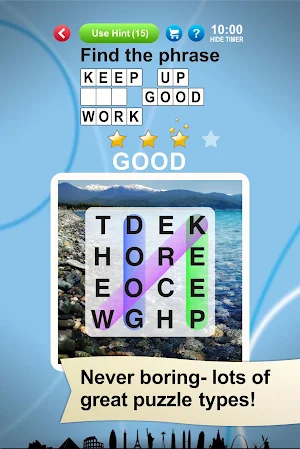 Word Search World Traveler Screenshot 1