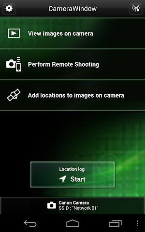 Canon CameraWindow Screenshot 0