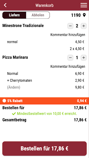 Pizzeria Capri Screenshot 1
