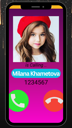 Milana Khametova fake Vid call Screenshot 2