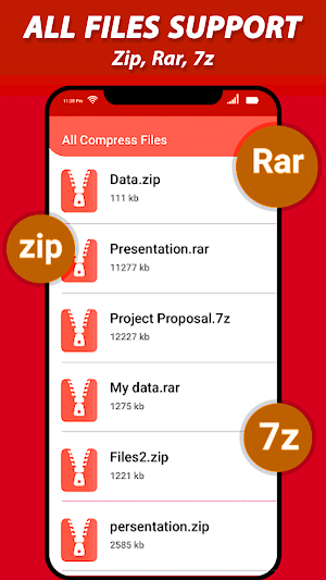 Easy RAR extractor 2021 - zip extractor Screenshot 3