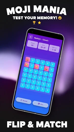 Moji Mania — Emoji Flip Match Screenshot 3